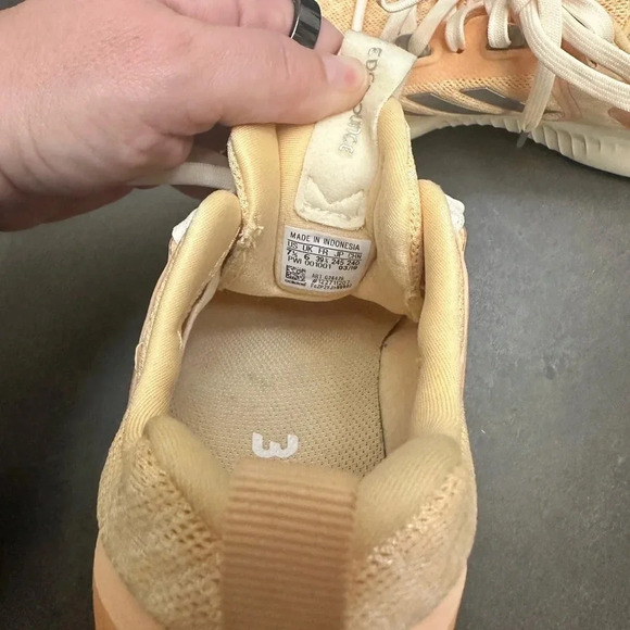 Adidas - women’s size 7.5 - light orange sneaker (worn once) - Picture 6 of 6